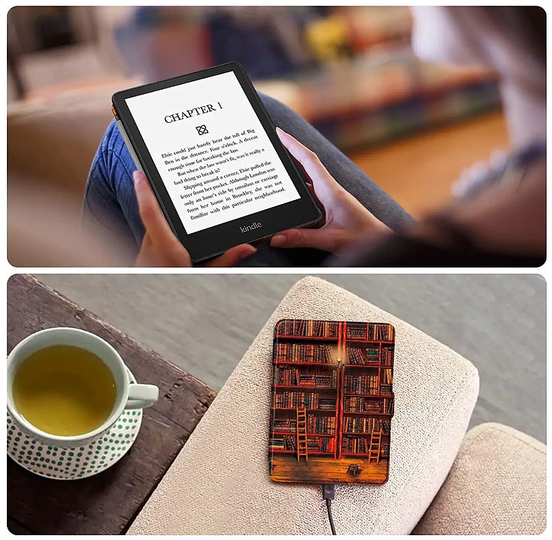 Pouzdro Durable Lock K22-22 pro Amazon Kindle 2022 (11. gen) - Bookcase