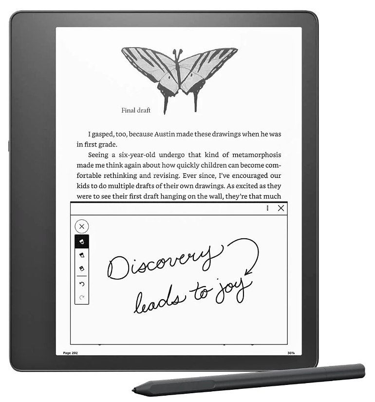 Amazon Kindle Scribe - 64GB, Premium Stylus Pen, bez reklam - černý