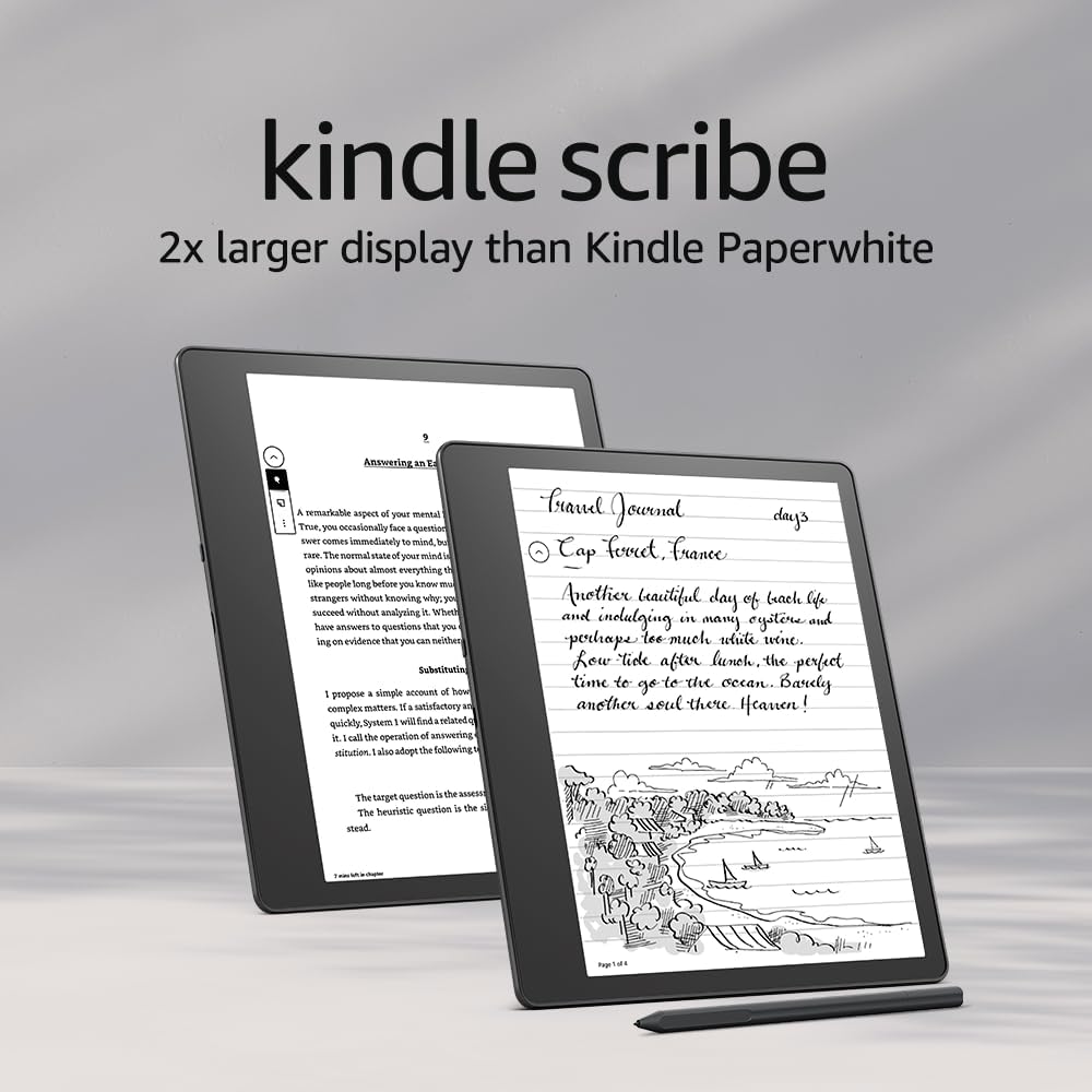Amazon Kindle Scribe - 64GB, Premium Stylus Pen, bez reklam - černý