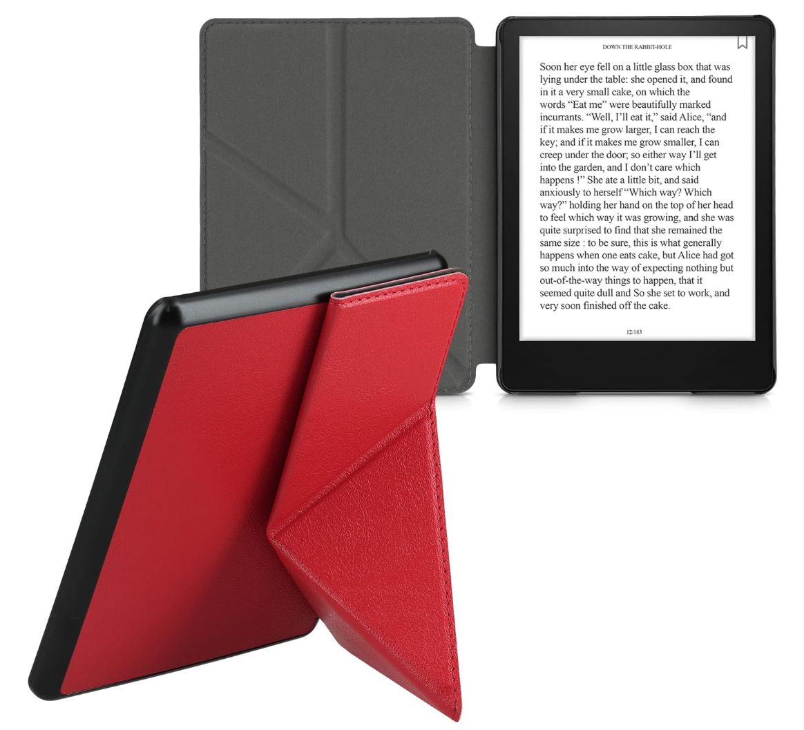 Origami Durable Lock OR50 - pouzdro pro Amazon Kindle Paperwhite 4, magnet, stojánek - červené