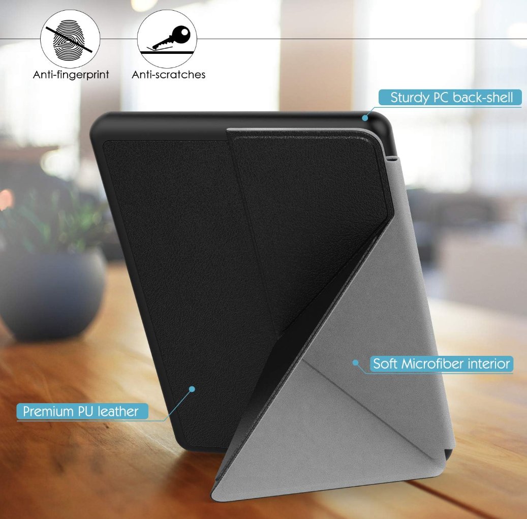 Origami Durable Lock OR61 - pouzdro pro Amazon Kindle 2022, magnet, stojánek - černé