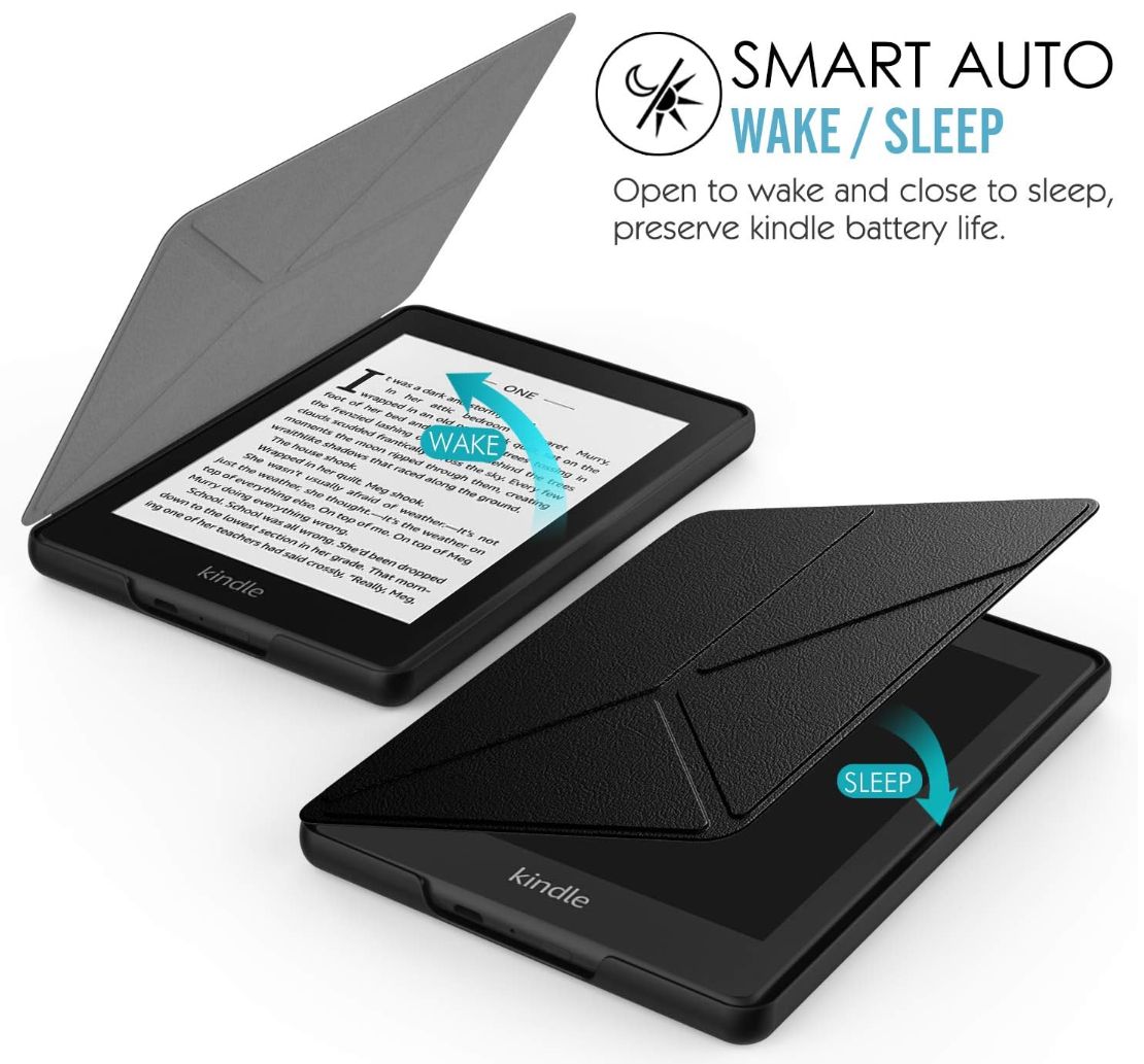Origami Durable Lock OR61 - pouzdro pro Amazon Kindle 2022, magnet, stojánek - černé