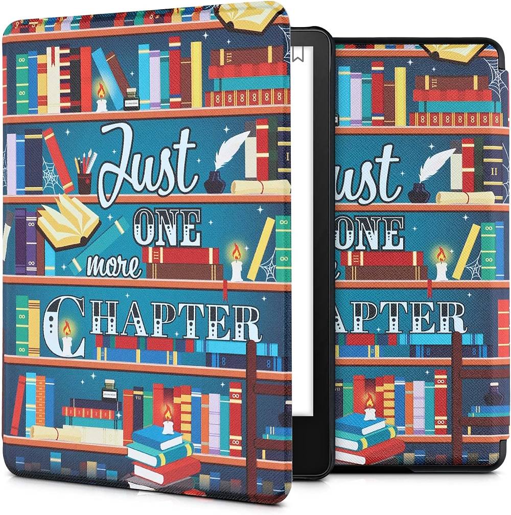 Pouzdro KW Mobile - Library Motto - KW5625614 - pro Amazon Kindle Paperwhite 5 (2021) - vícebarevné