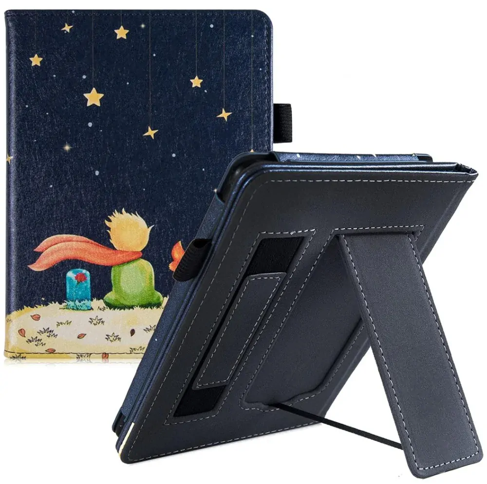 Fortress FT4018 Premium - pouzdro se stojánkem pro Amazon Kindle Paperwhite 5 (2021) - motiv Little Prince, magnet, AutoSleep