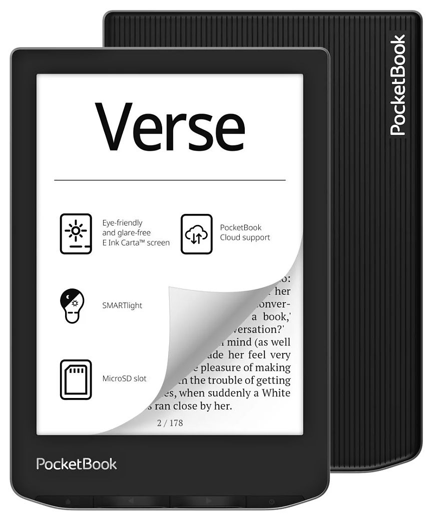 PocketBook 629 Verse - 8GB, WiFi, Mist Grey (šedý)