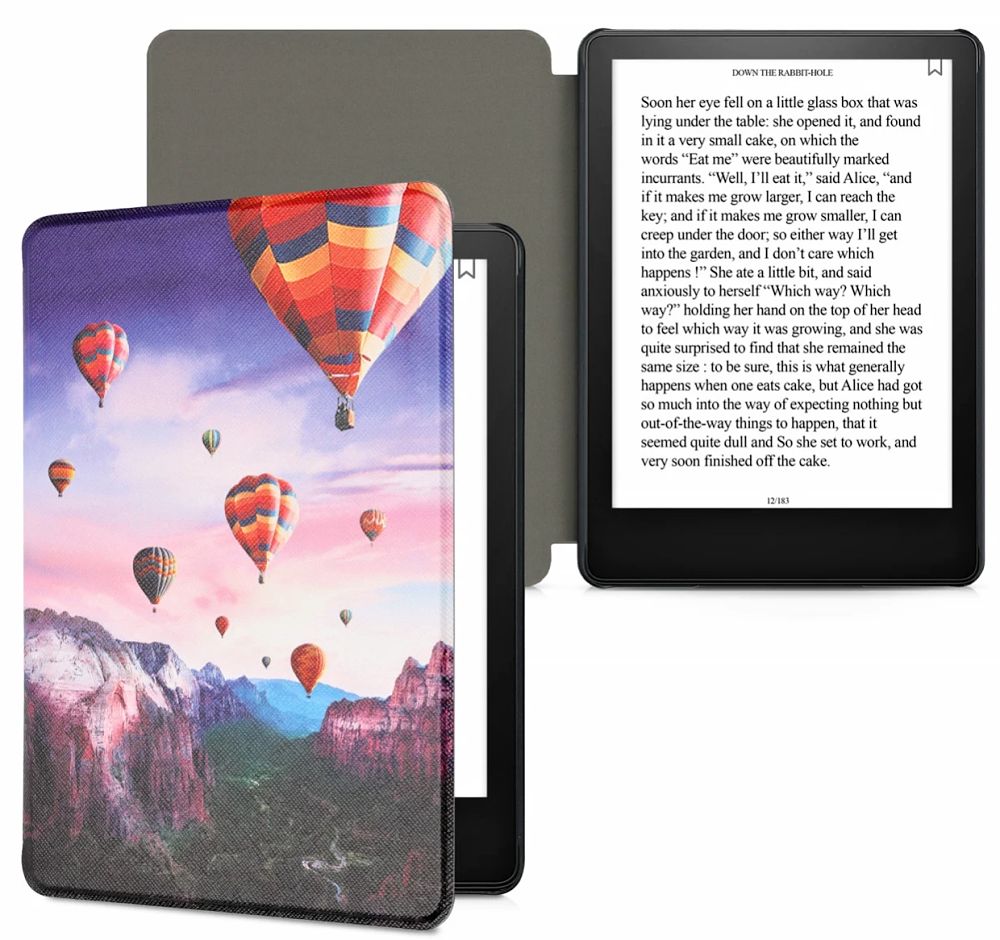 Pouzdro KW Mobile - Hot Air Balloons - KW5625621 - pro Amazon Kindle Paperwhite 5 (2021) - vícebarevné
