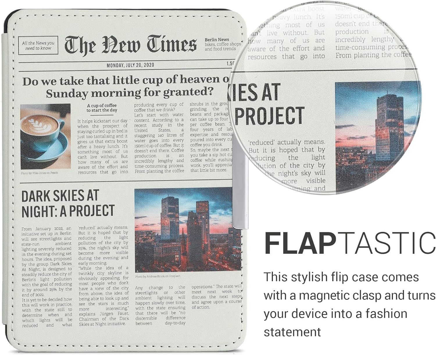 Pouzdro KW Mobile - Front Page - KW4556935 - pro Amazon Kindle Paperwhite 1/2/3 - vícebarevné