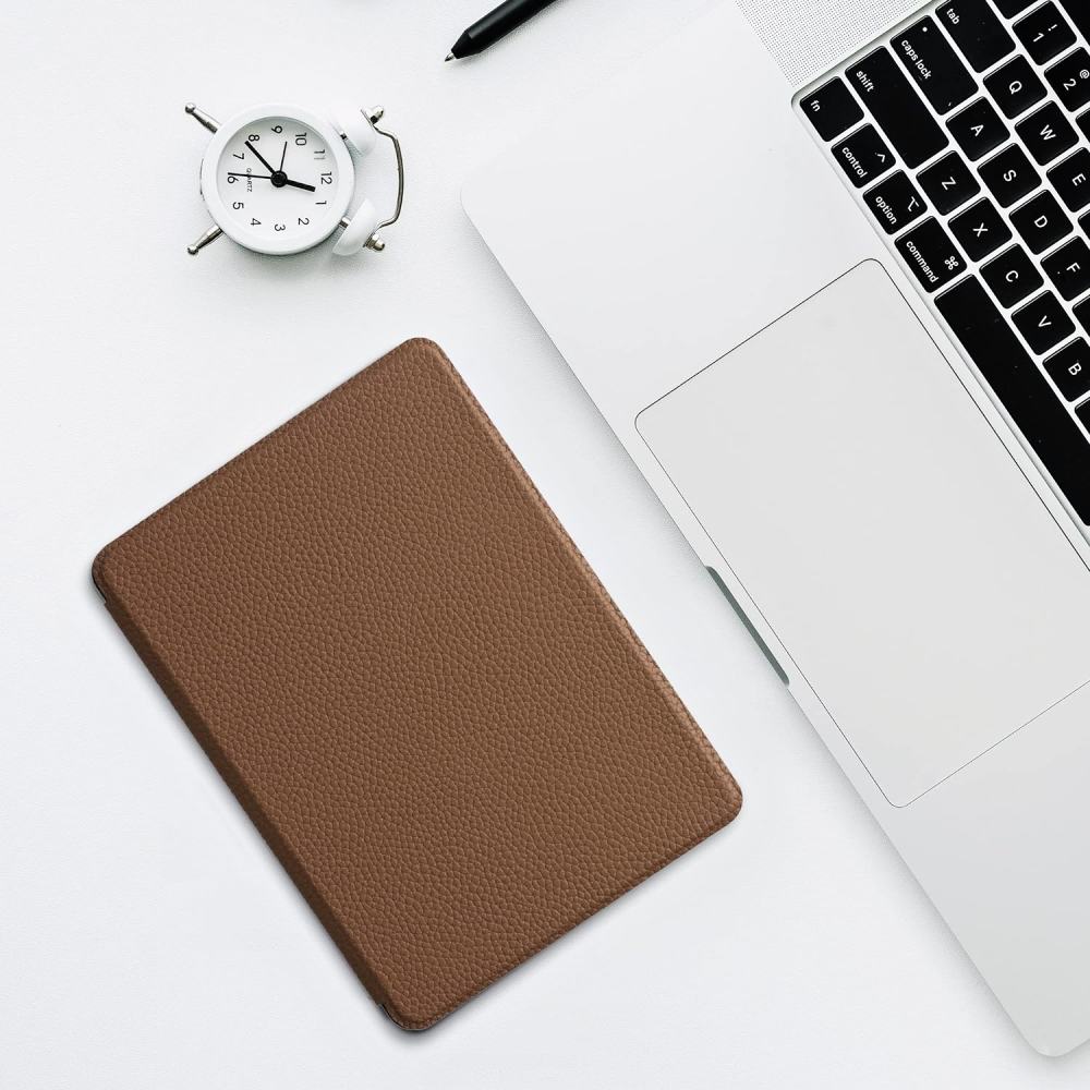 Pouzdro KW Mobile (Kalibri) - Real Leather - KA5781205 - pro Amazon Kindle Paperwhite 5 (2021) - hnědá kůže