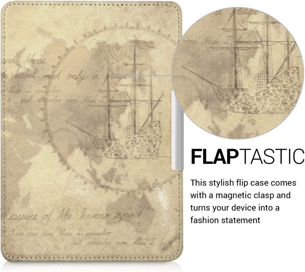 Pouzdro KW Mobile - Travel Vintage - KW2313637 - pro Amazon Kindle Paperwhite 1/2/3 - vícebarevné