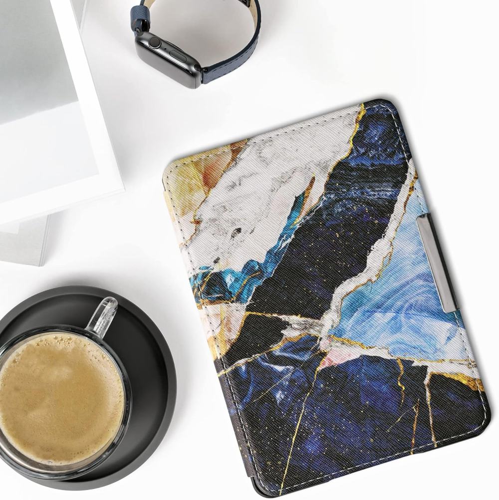 Pouzdro KW Mobile - Marble - KW4556944 - pro Amazon Kindle Paperwhite 1/2/3 - vícebarevné