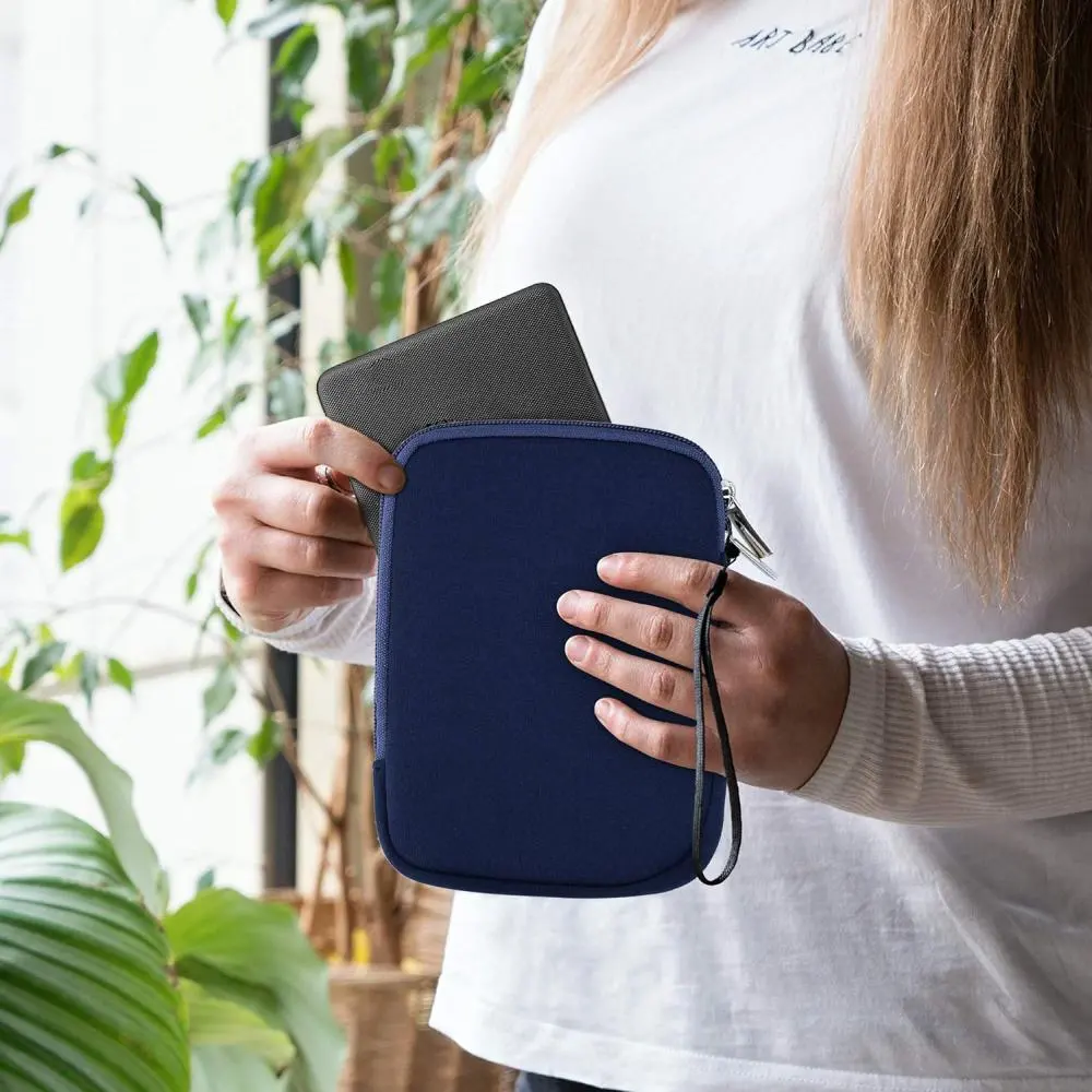 Pouzdro KW Mobile Neoprene Zipper - KW5033417 - Univerzální pouzdro pro čtečky 6" - tmavě modré