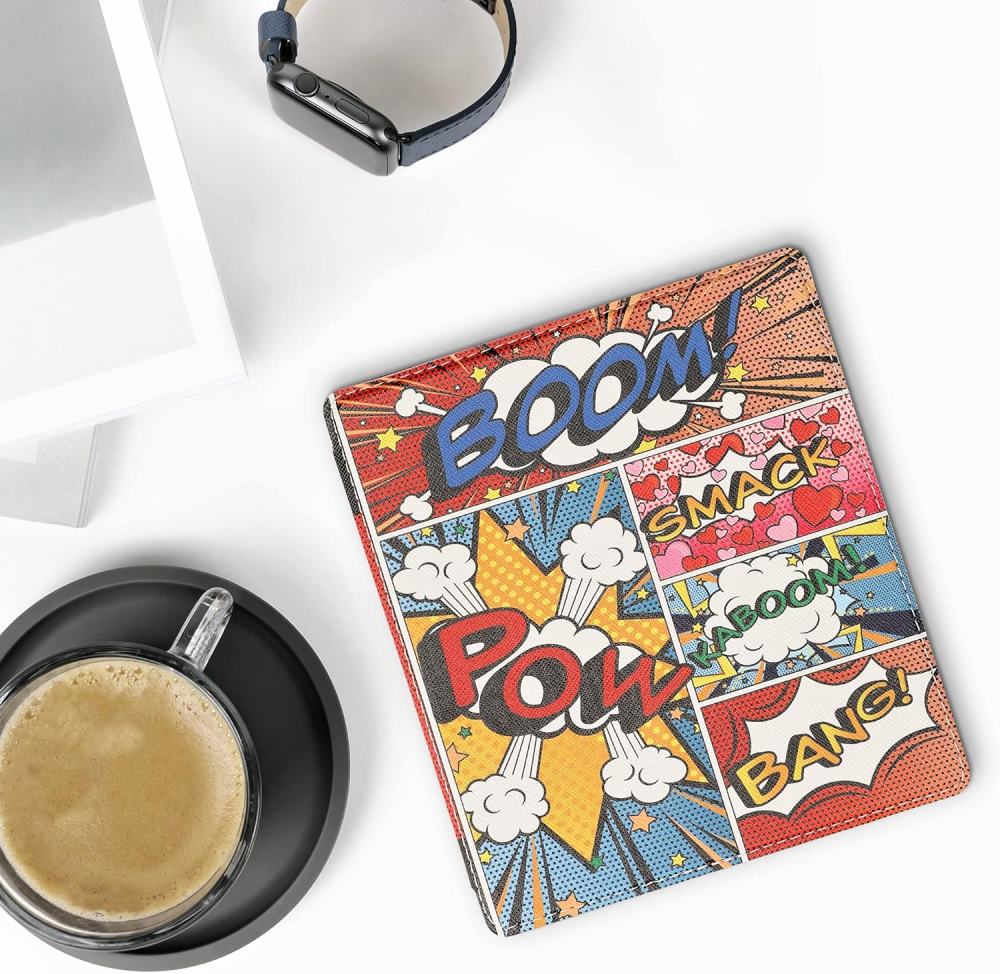 Pouzdro KW Mobile - Comic Book Symbol - KW4941721 - pro Amazon Kindle Oasis 2 / 3 - vícebarevné