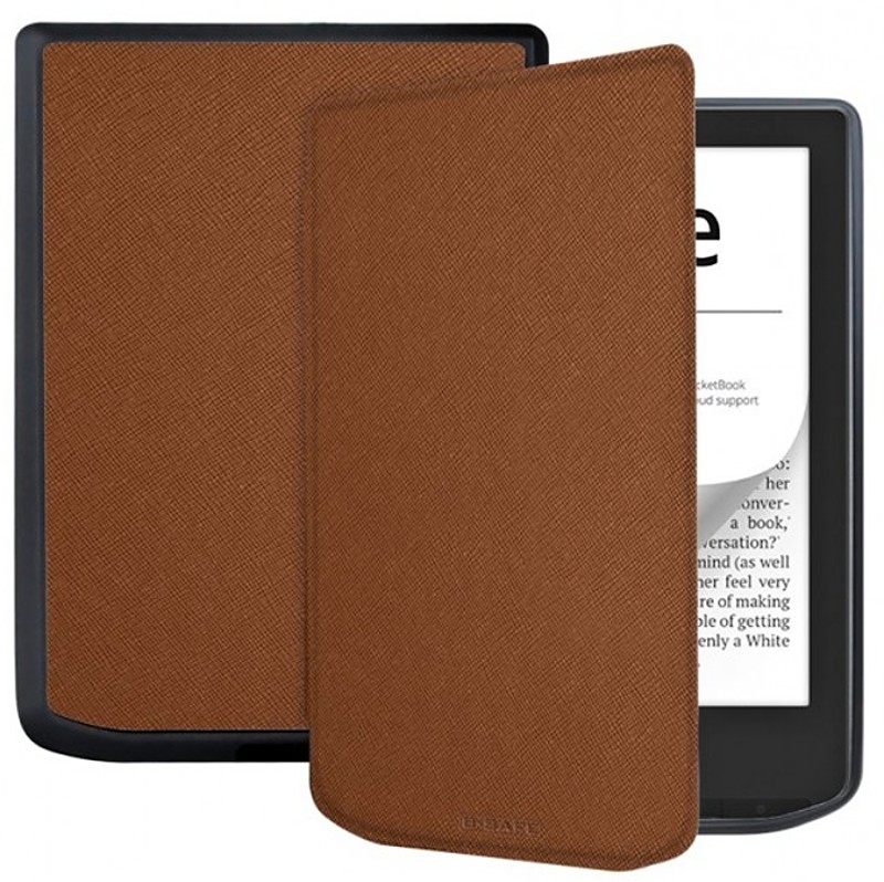 Pouzdro B-SAFE LOCK 3506, obal na Pocketbook 629 Verse / 634 Verse Pro - magnetické zavírání, AutoSleep, hnědé