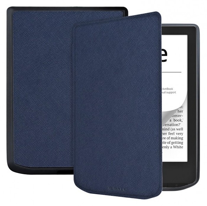 Pouzdro B-SAFE LOCK 3507, obal na Pocketbook 629 Verse / 634 Verse Pro - magnetické zavírání, AutoSleep, tmavě modré