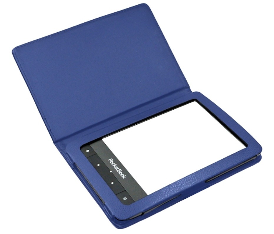 FORTRESS FT171 - Obal na čtečku Pocketbook 614 / 615 / 622 / 623 / 624 / 625 / 626 / 631 / 640 / 641 - tmavě modré, magnet
