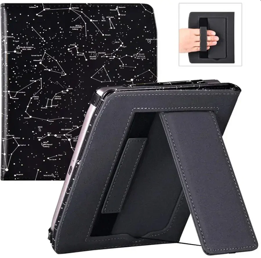Fortress FT4032 - pouzdro se stojánkem pro Pocketbook 700 Era - motiv Constellation, magnet, AutoSleep