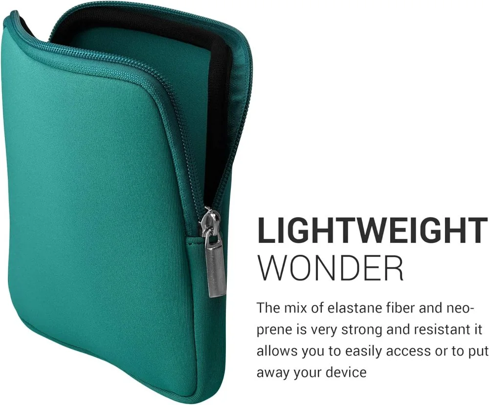 Pouzdro KW Mobile Neoprene Zipper - KW5739722 - Univerzální pouzdro pro čtečky 6-7" - zelené