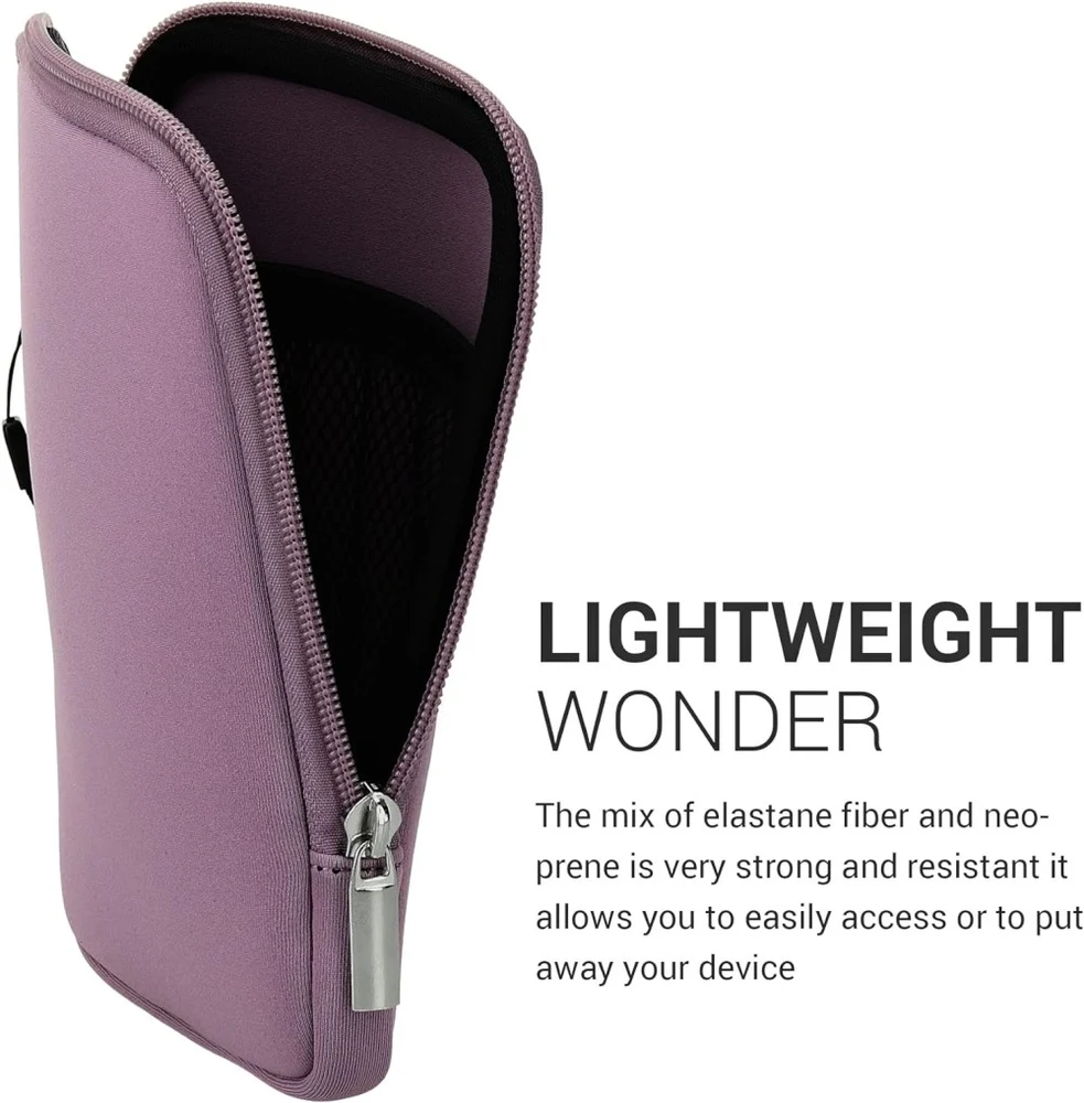 Pouzdro KW Mobile Neoprene Zipper - KW50334108 - Univerzální pouzdro pro čtečky 6" - vínové
