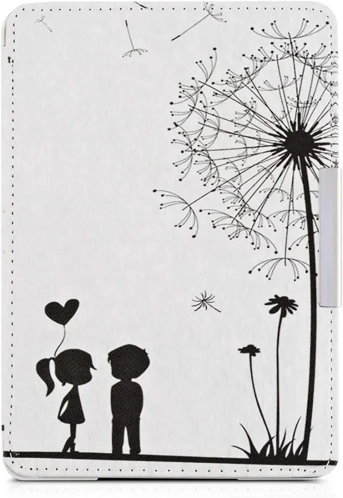 Pouzdro KW Mobile - Dandelion Love - KW2313611 - pro Amazon Kindle Paperwhite 1/2/3 - vícebarevné