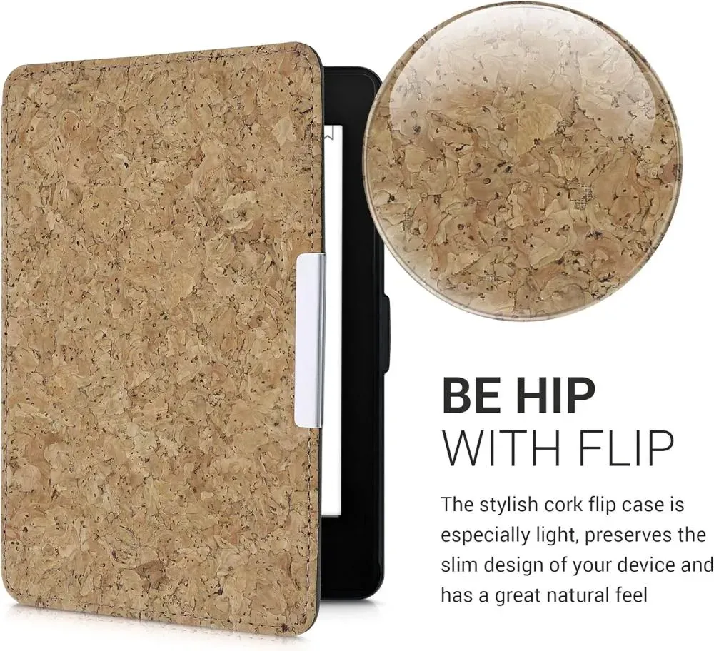 Pouzdro KW Mobile Cork - KW5740324 - pro Amazon Kindle Paperwhite 1/2/3 - hnědý korek