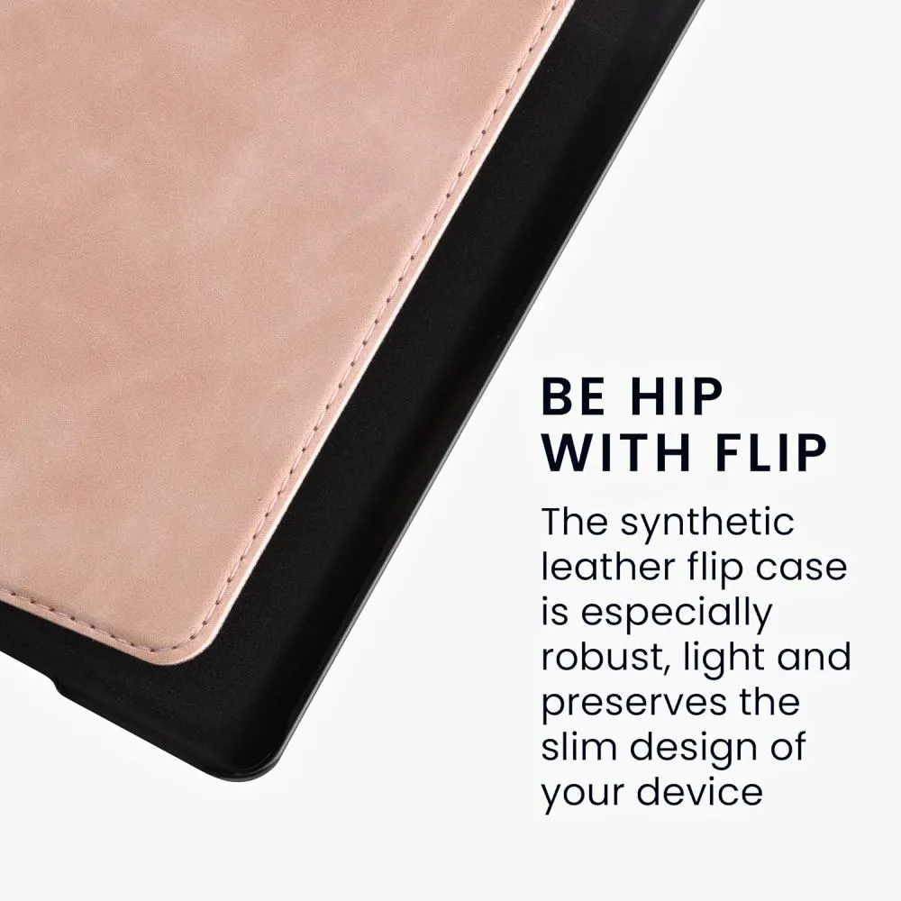 Pouzdro KW Mobile - Flip Peach - KW57159138 - pro Amazon Kindle Paperwhite 5 (2021) - světle oranžové