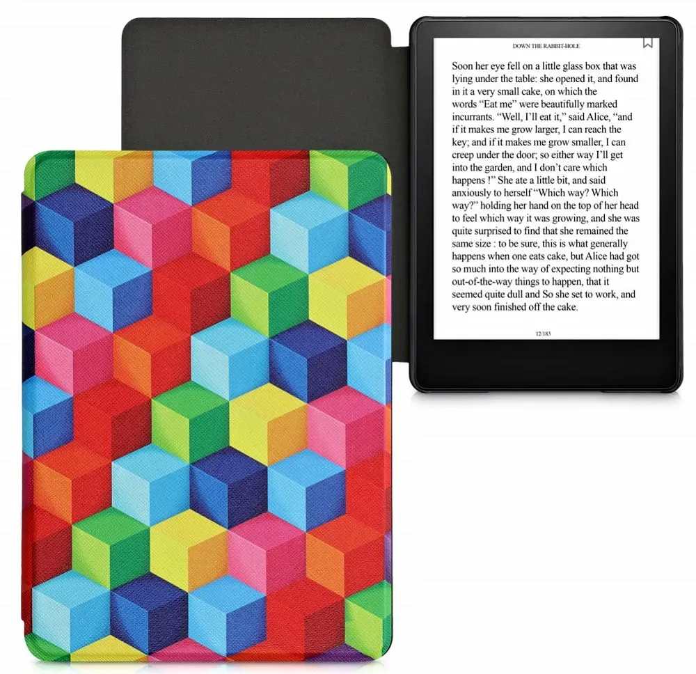 Pouzdro KW Mobile - Colorful Blocks - KW5625623 - pro Amazon Kindle Paperwhite 5 (2021) - vícebarevné