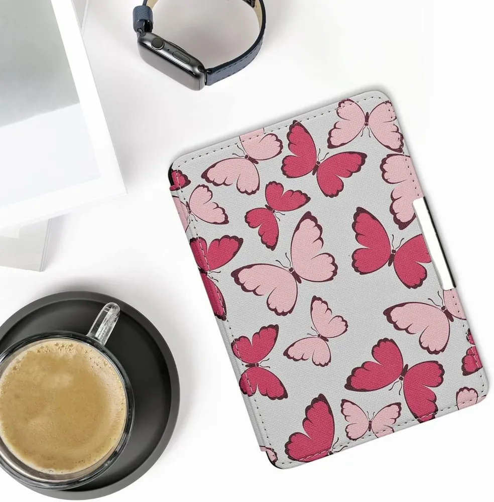 Pouzdro KW Mobile - Butterfly - KW2313649 - pro Amazon Kindle Paperwhite 1/2/3 - vícebarevné