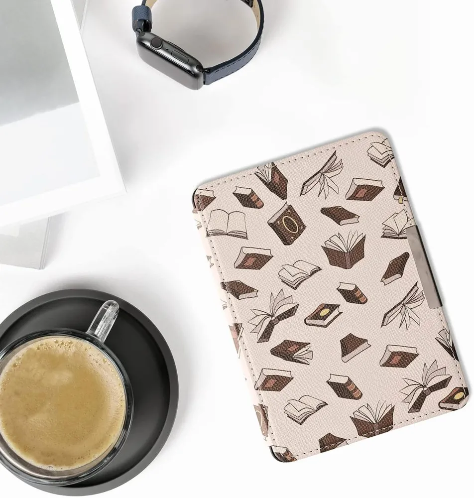 Pouzdro KW Mobile - Books And Pages - KW2811841 - pro Amazon Kindle Paperwhite 1/2/3 - vícebarevné