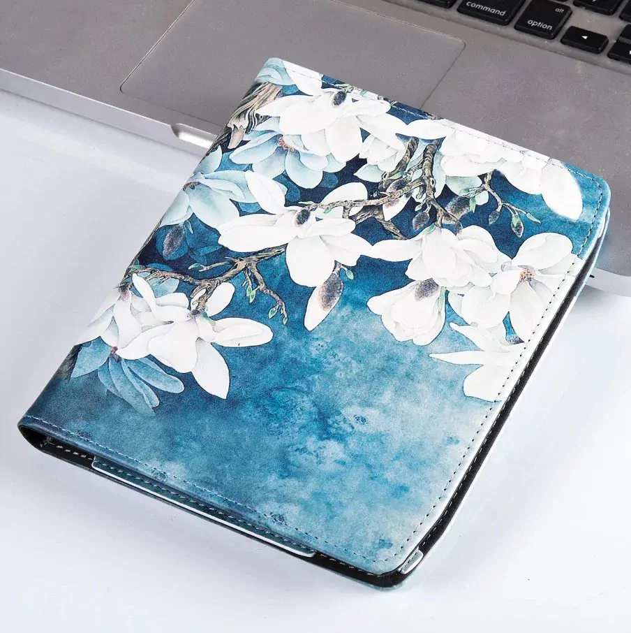 Fortress FT4035 - pouzdro se stojánkem pro Pocketbook 700 Era - motiv Icy Garden, magnet, AutoSleep
