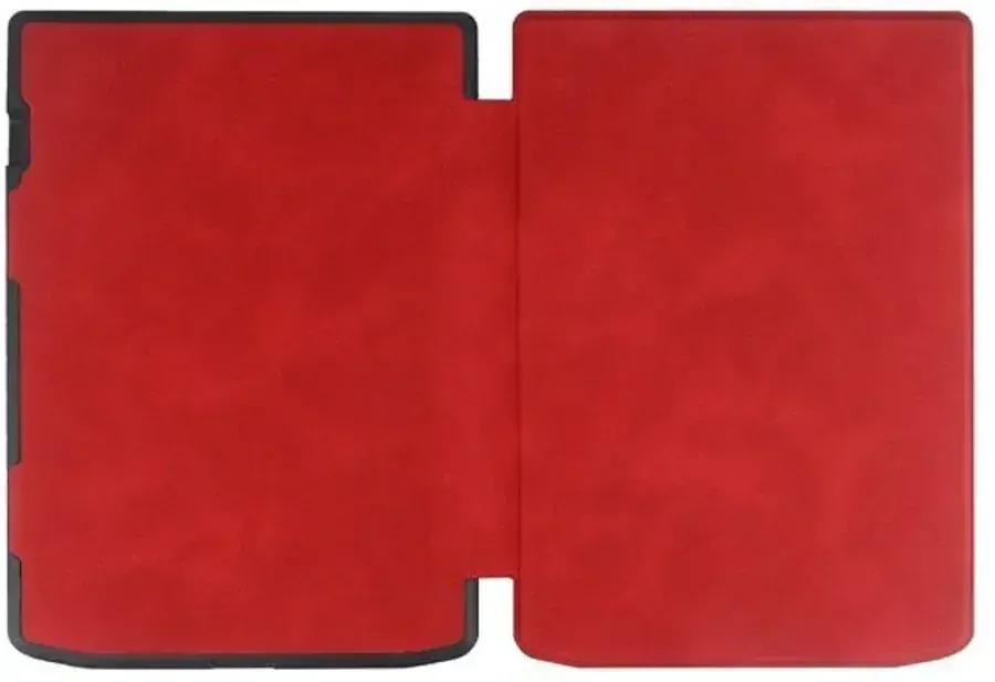 Pouzdro Durable Lock DL4042, obal na Pocketbook 743G InkPad 4 a Pocketbook 743C InkPad Color (2/3) - červené, magnetické zavírání, AutoSleep