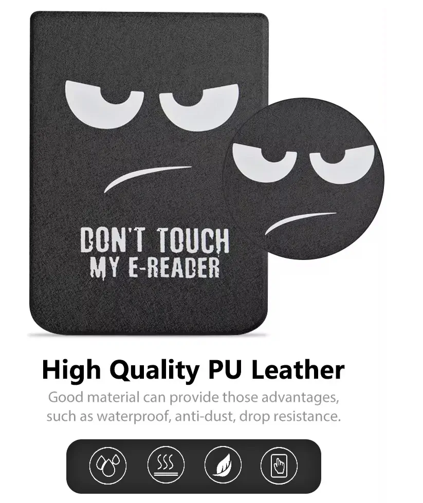 ARMORI TRIMER T021, pouzdro pro Pocketbook 740 InkPad 3 - motiv Dont Touch