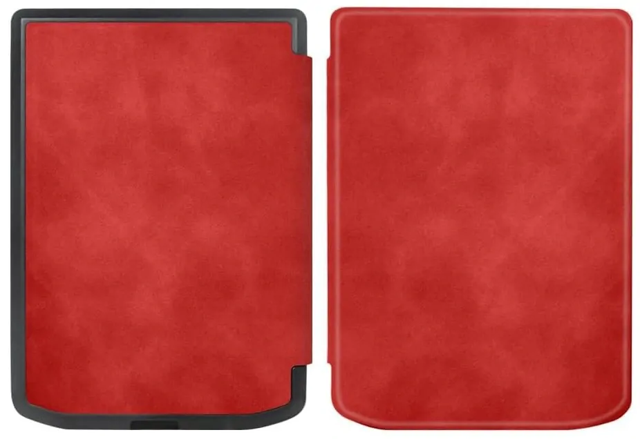 Armori Trimer T052, pouzdro pro Pocketbook 629 Verse / 634 Verse Pro - magnetické zavírání, AutoSleep, červené