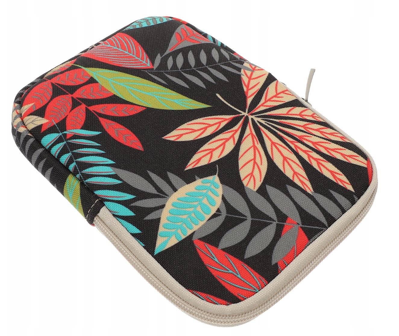 ARMORI Zipper Z063 - motiv Big Leaf - Univerzální pouzdro pro čtečky 6" - textilní, zip