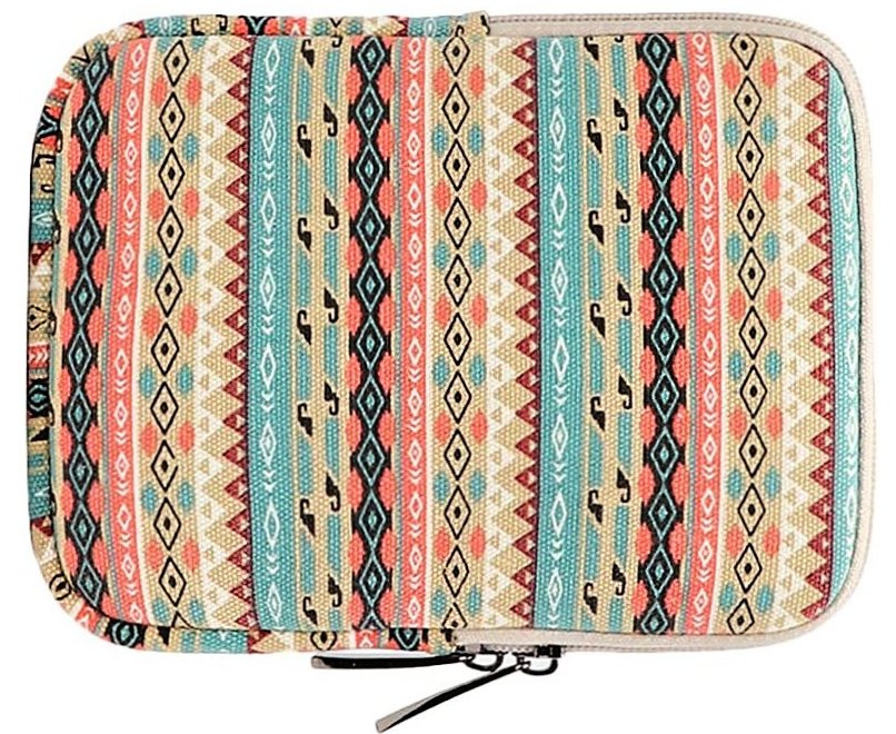 ARMORI Zipper Z069 - motiv Light Strips - Univerzální pouzdro pro čtečky 6" - textilní, zip