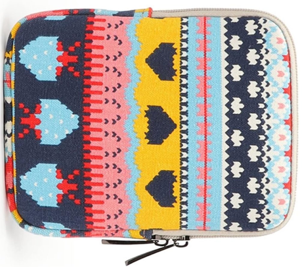 ARMORI Zipper Z070 - motiv 8-bit Games - Univerzální pouzdro pro čtečky 6" - textilní, zip