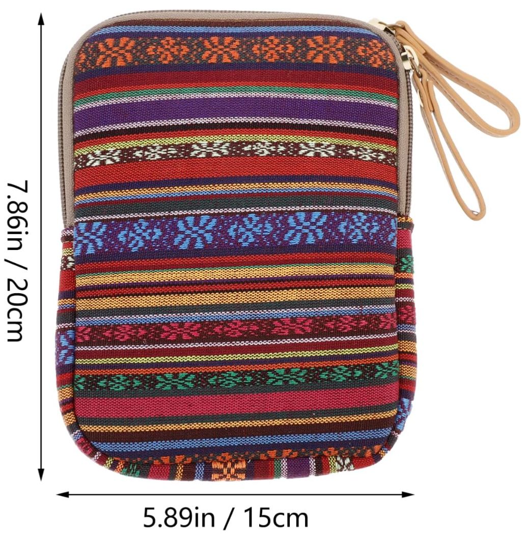 ARMORI Zipper Z080 - motiv Dark Strips - Univerzální pouzdro pro čtečky 6" - textilní, zip