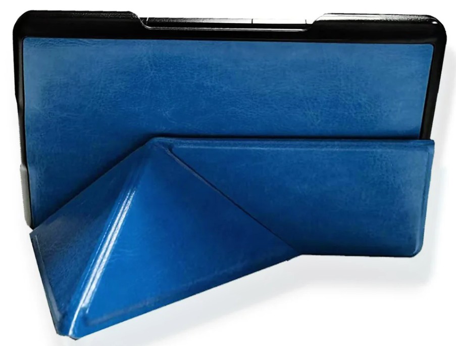 ARMORI STANDER S099, pouzdro se stojánkem Origami pro Amazon Kindle 4/5 - tmavě modré