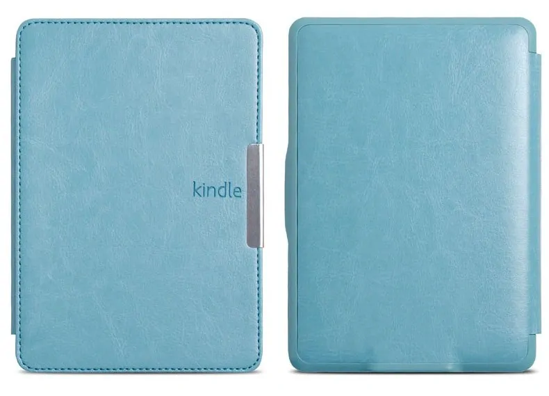 Premium Durable Lock PDL-104, obal na Amazon Kindle Paperwhite 1/2/3 - kapsa, světle modrý