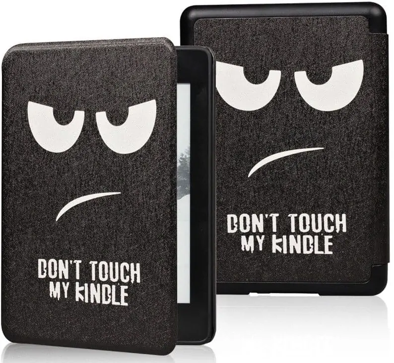 Armori Trimer T122, pouzdro pro Amazon Kindle Paperwhite 1/2/3 - magnetické zavírání, AutoSleep, motiv Dont Touch