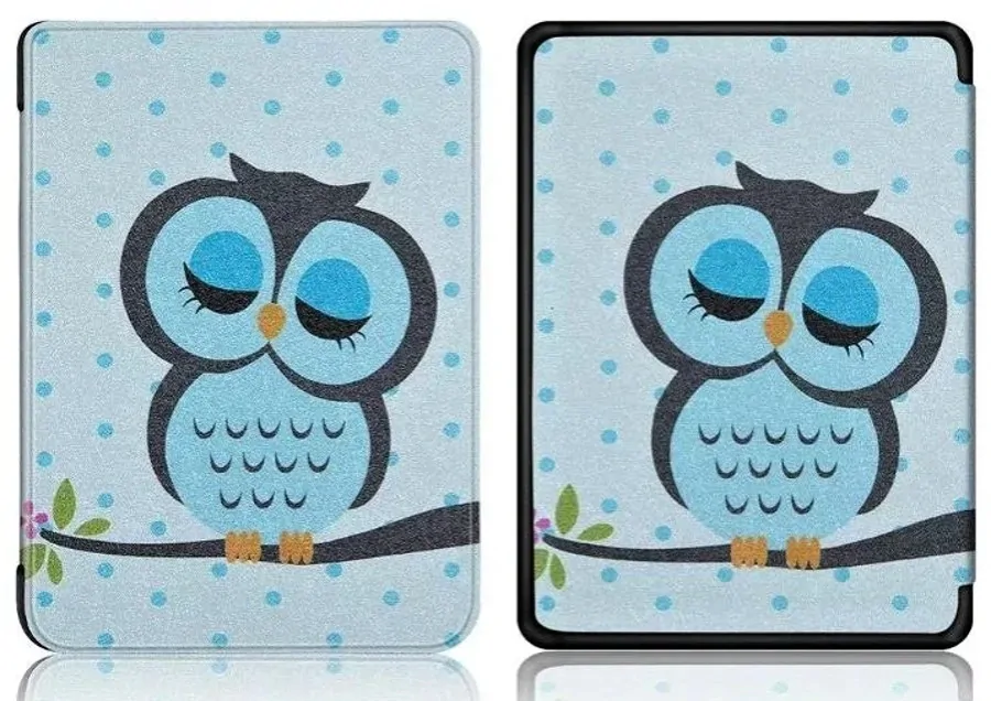 Armori Trimer T135, pouzdro pro Amazon Kindle 6 (7. generace) - magnetické zavírání, AutoSleep, motiv Owl