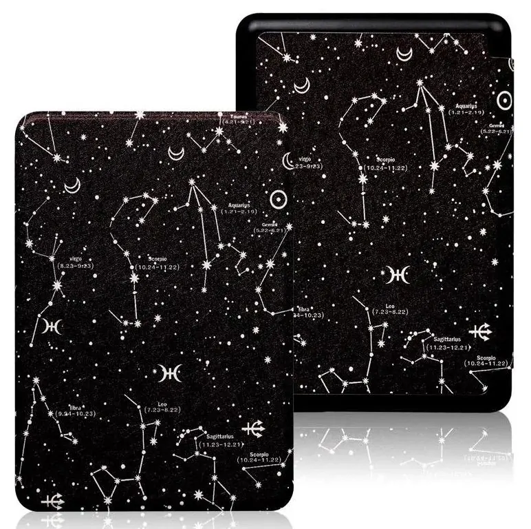 Armori Trimer T152, pouzdro pro Amazon Kindle 8 (2016) - magnetické zavírání, AutoSleep, motiv Constellation