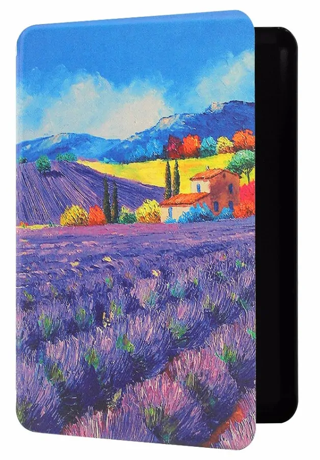 Armori Trimer T183, pouzdro pro Pocketbook 616/617/618/627/628/632/633 - magnetické zavírání, AutoSleep, motiv Provence