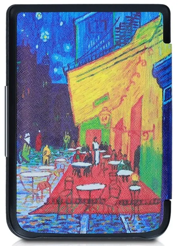 Armori Trimer T185, pouzdro pro Pocketbook 616/617/618/627/628/632/633 - magnetické zavírání, AutoSleep, motiv Gogh Street