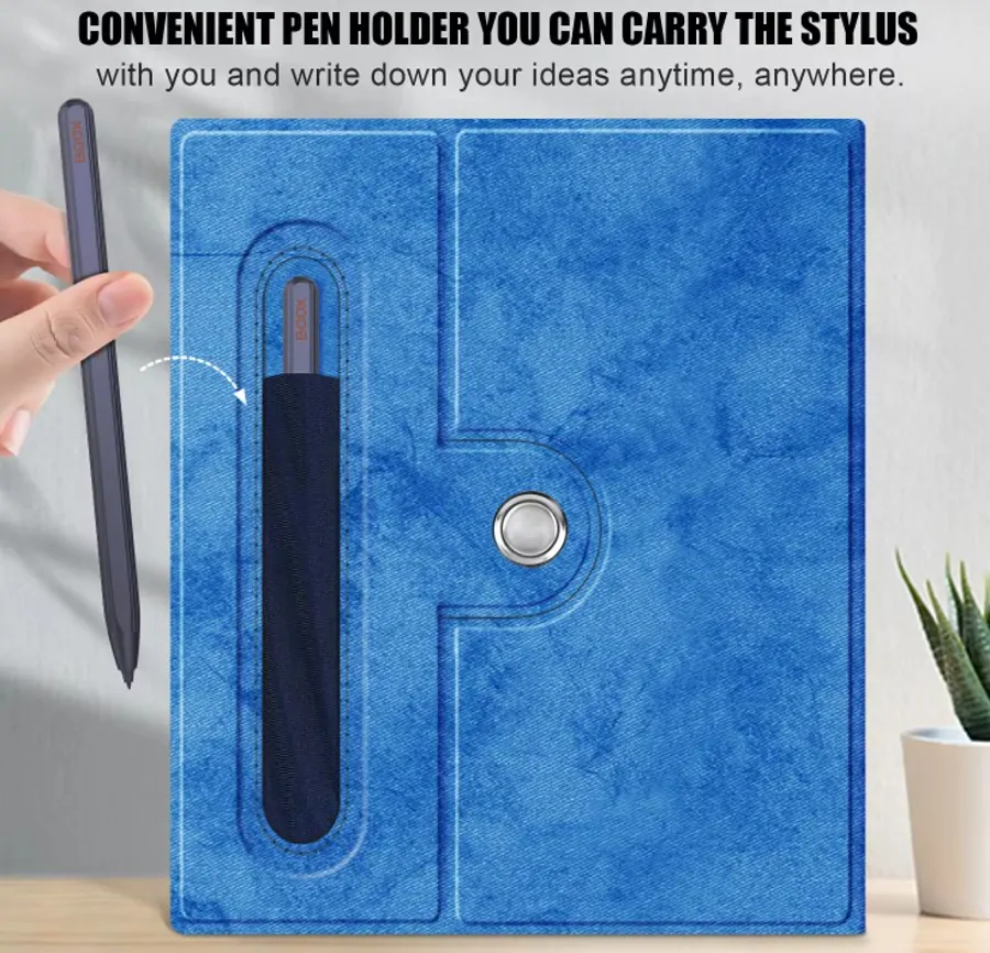 Armori Locker L209 - Pouzdro pro Onyx Boox Note Air / Air 2 / Air 2 Plus (10,3") - tmavě modré, magnet, stojánek, AutoSleep