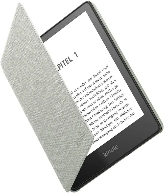 Originální pouzdro Amazon Kindle Paperwhite 5 (2021) - KP5WPGR, PU kůže, vodotěsné, zelená agáve