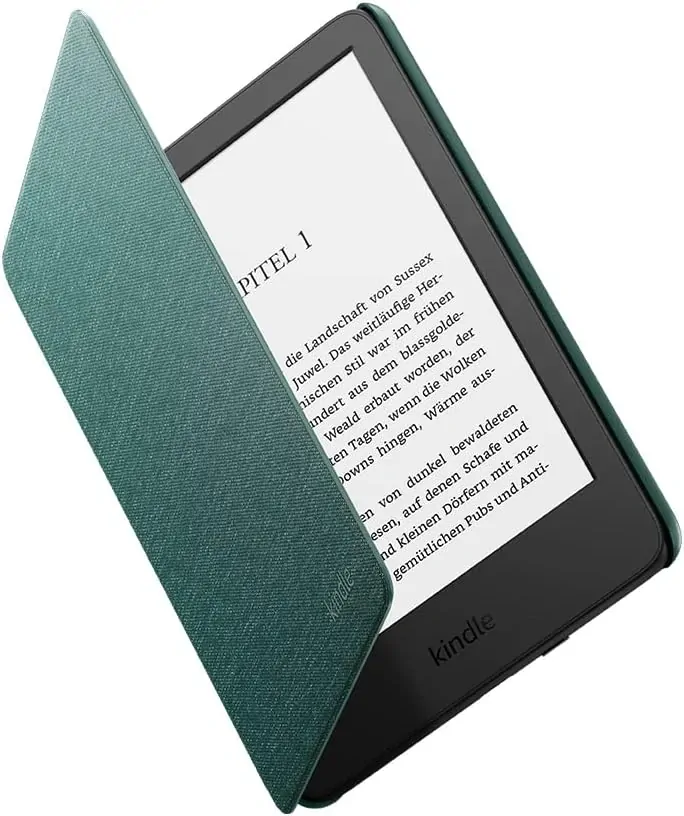 Originální pouzdro Amazon Kindle 2022 - K22FAGR, PU kůže, zelené
