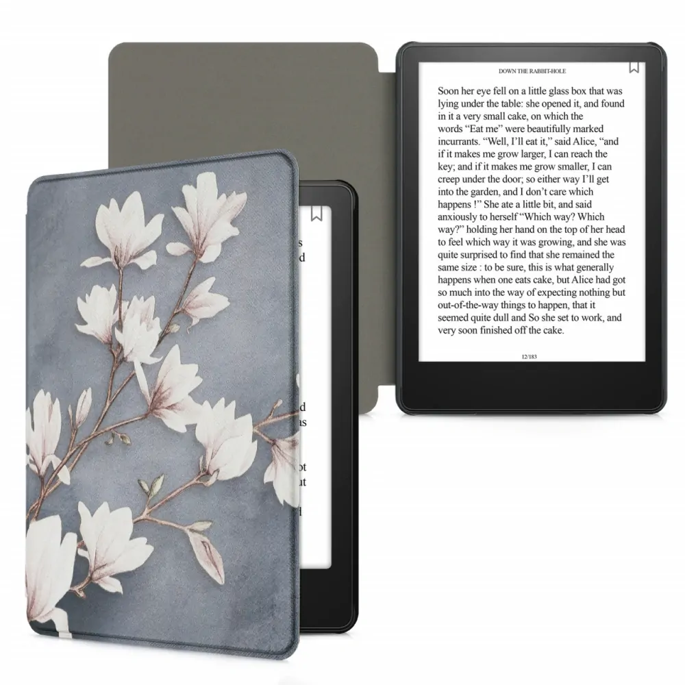 Pouzdro KW Mobile - Magnolias II - KW5625602 - pro Amazon Kindle Paperwhite 5 (2021) - vícebarevné
