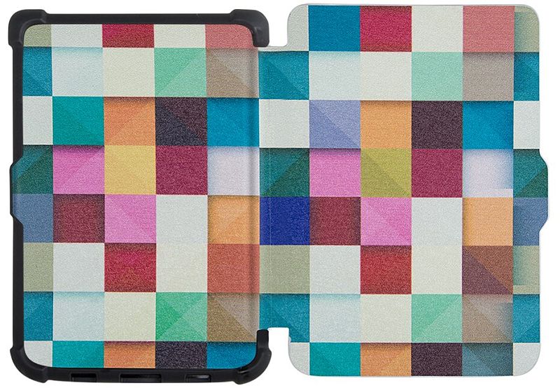 Pouzdro Durable Lock PB-03 pro Pocketbook 616 / 617 / 618 / 627 / 628 / 632 / 633 - motiv Square