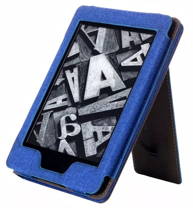 Pouzdro Benello SK-02 na Amazon Kindle Paperwhite 1/2/3/4 - modré (Ocean Blue)