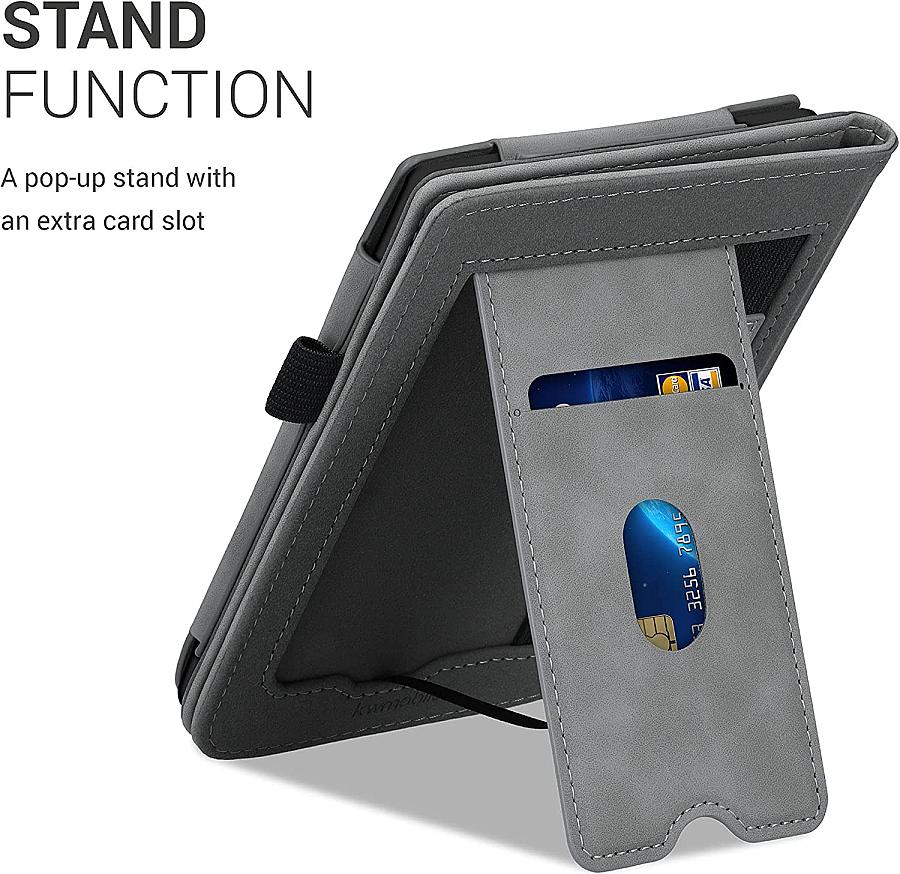 Pouzdro KW Mobile Navigational Compass - KW5481702 - pro Pocketbook 616/617/627/628/632/633 - barva šedá